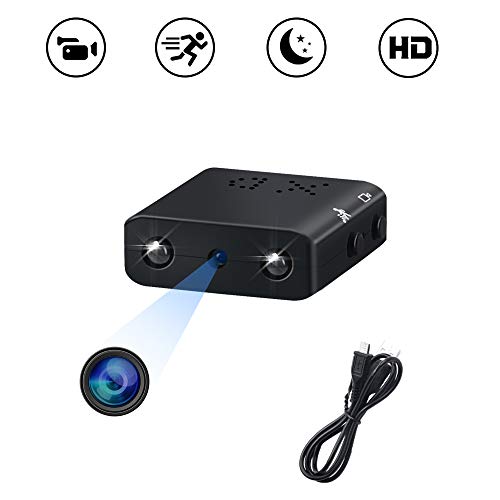 Camera Espion UYIKOO Cam/éra Cach/ée WiFi 1080P Haut-parleurs Bluetooth Mini Cam/éra sans Fil Rotation Horizontale /à 180/° Magn/étoscope D/étection de Mouvement Voir en Temps R/éel Surveillance Cam
